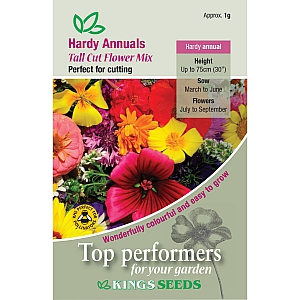 Hardy Annuals Tall Cut Flower Mix
