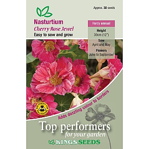 Nasturtium Cherry Rose Jewel